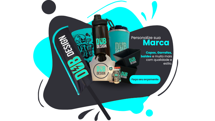 Brindes personalizados DUB Design – Sua logo aqui